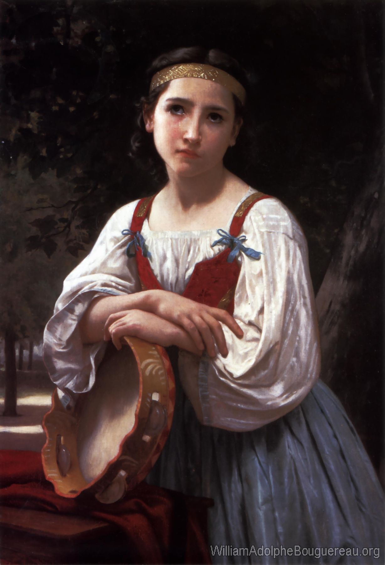 Bohemienne au Tambour de Basque (Gypsy Girl with a Basque Drum)